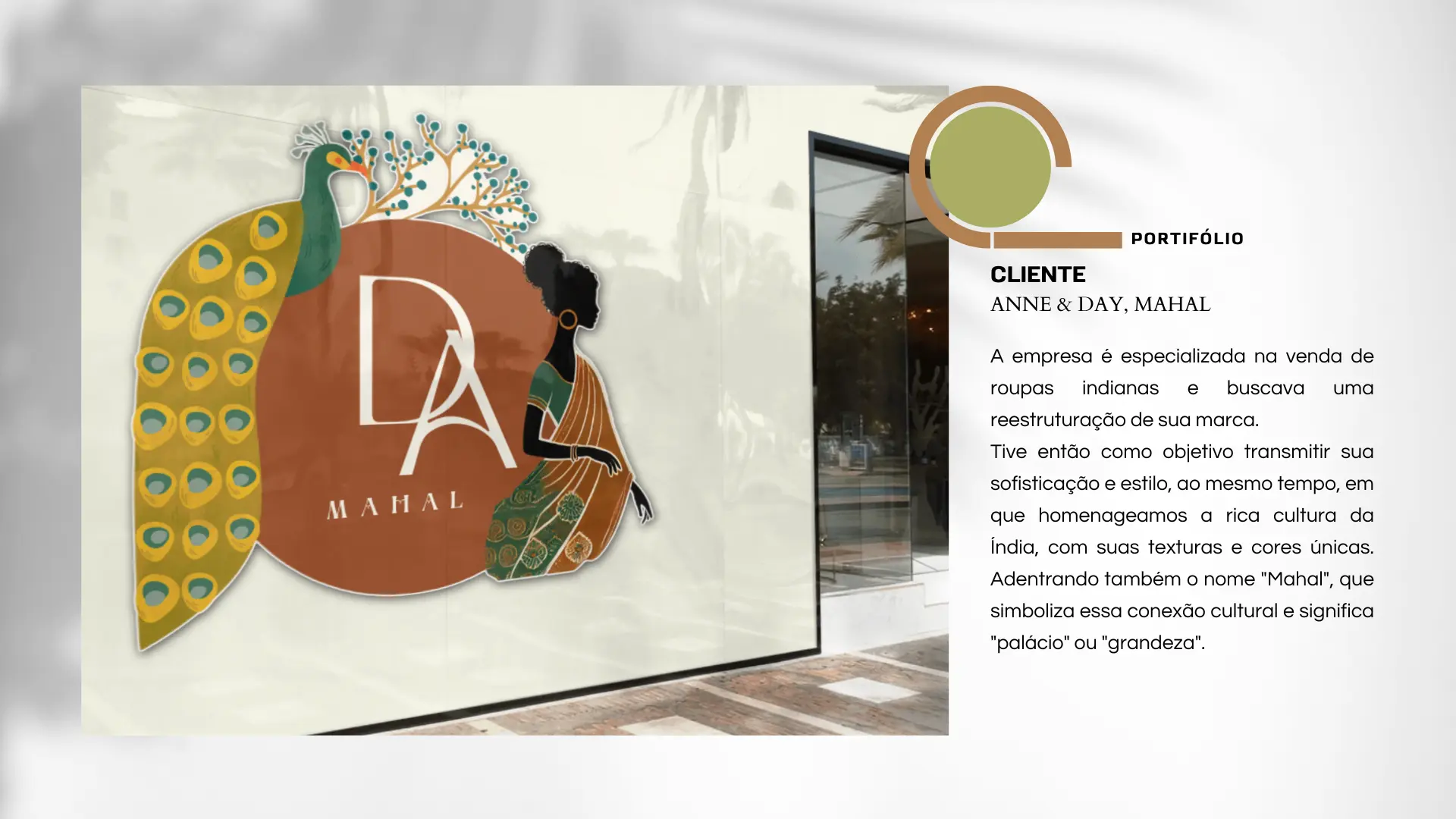 Projeto de identidade visual para Anne & Day, Mahal